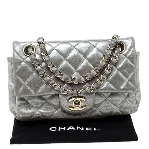 chanel purse silver|chanel purse price guide.